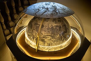 Le Globe de Coronelli, datant de 1697, est une pièce maîtresse des collections patrimoniales de l’Observatoire astronomique. © Catherine Schröder